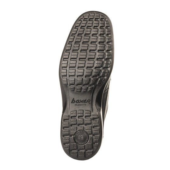Boxer 13808 Ανδρικά Δερμάτινα Casual Παπούτσια Ανατομικά Μαύρα